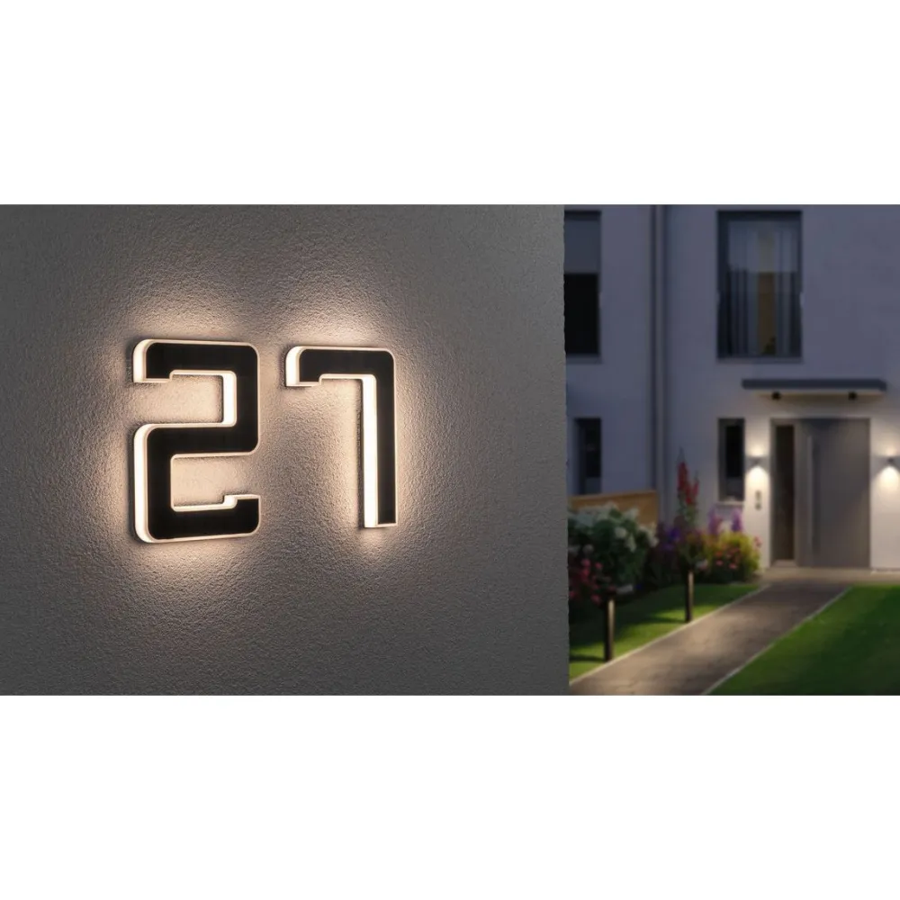 LED-Aurinkokennonumerovalaisin eri vaihtoehtoja*Paulmann Discount