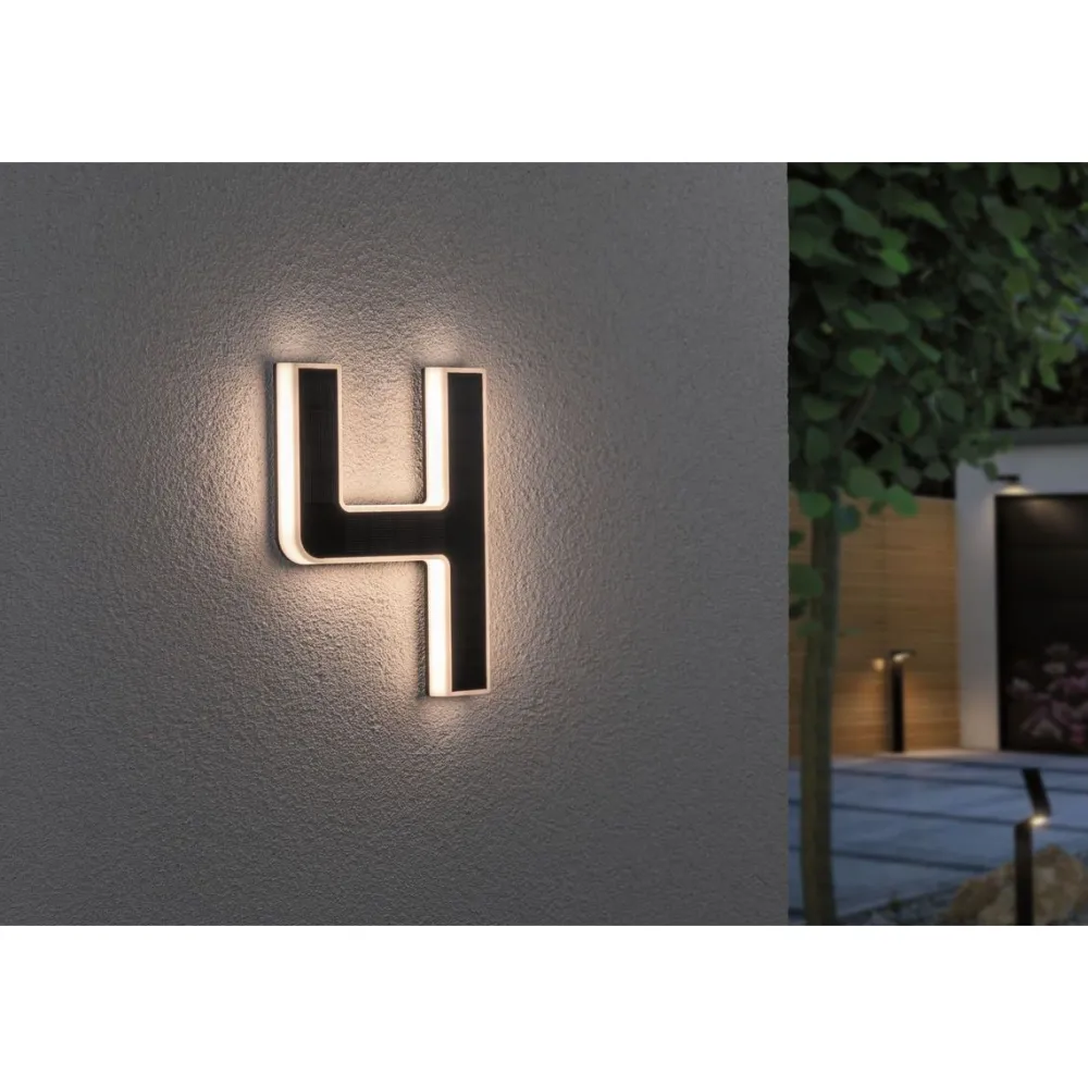 LED-Aurinkokennonumerovalaisin eri vaihtoehtoja*Paulmann Discount