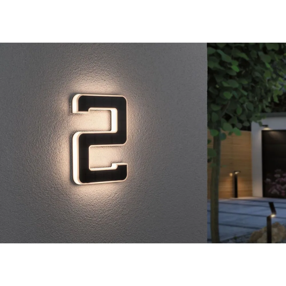 LED-Aurinkokennonumerovalaisin eri vaihtoehtoja*Paulmann Discount