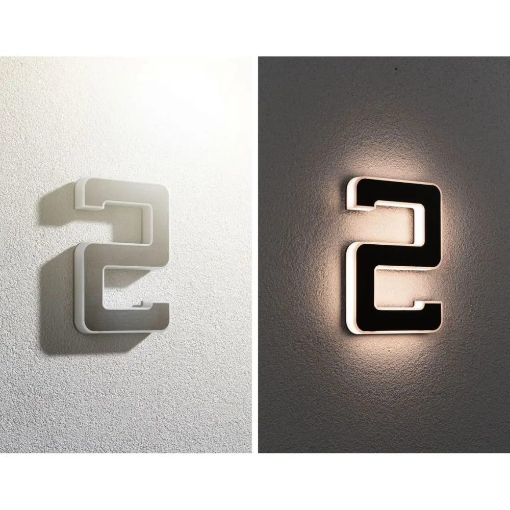LED-Aurinkokennonumerovalaisin eri vaihtoehtoja*Paulmann Discount