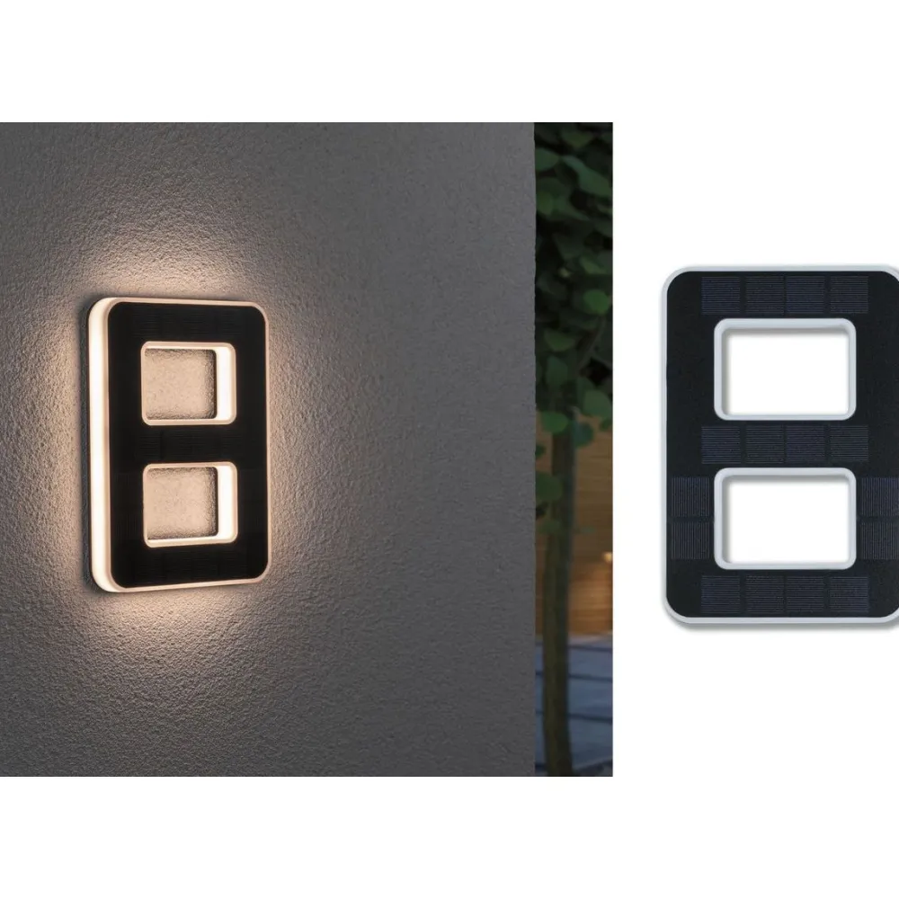 LED-Aurinkokennonumerovalaisin eri vaihtoehtoja*Paulmann Discount
