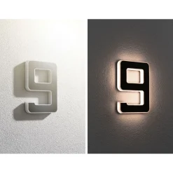 LED-Aurinkokennonumerovalaisin eri vaihtoehtoja*Paulmann Discount
