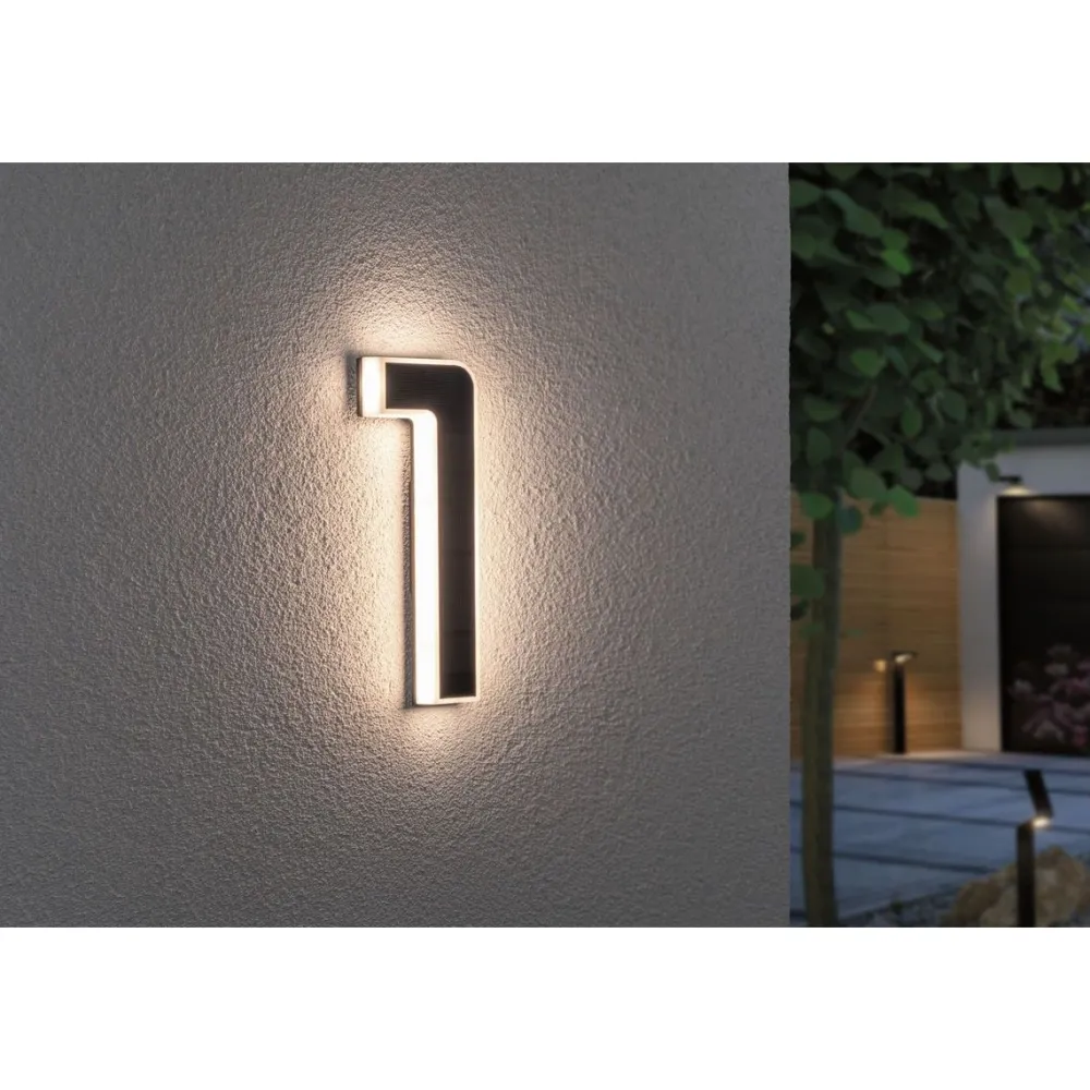 LED-Aurinkokennonumerovalaisin eri vaihtoehtoja*Paulmann Discount