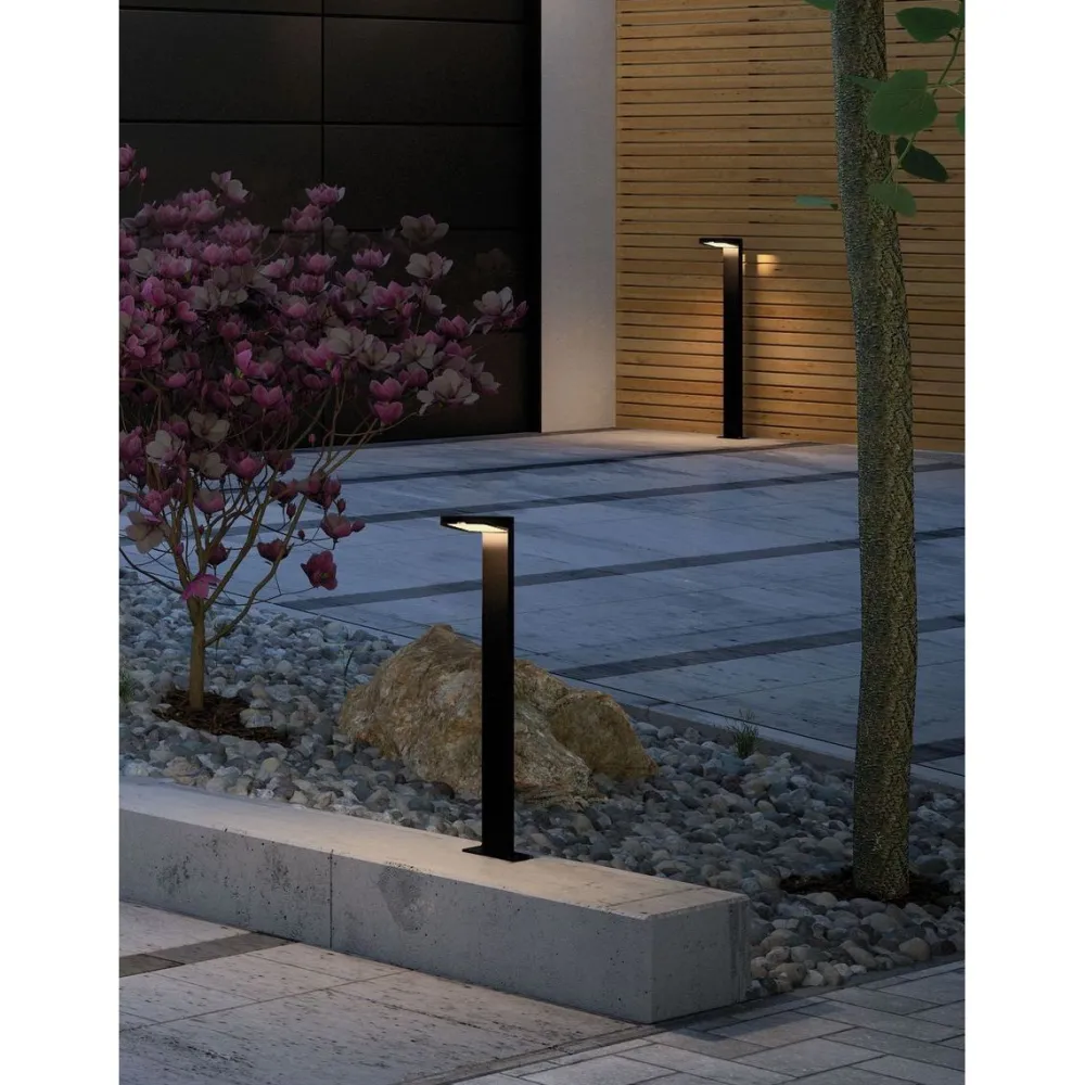 LED-Aurinkokennopollarivalaisin Solar Ryse 5W liiketunnistin antrasiitti*Paulmann Best