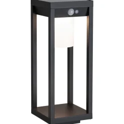 Discount LED-aurinkokennovalaisin Marisol, IP44, 3000K, liiketunnistin, musta Aurinkokennovalaisimet|Ulkovalaisimet Liiketunnistimella