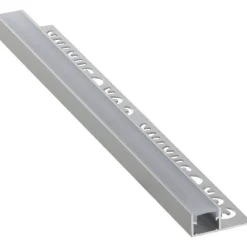 LED-boordilistan päätypala F-302A, alumiini, mattahopea*Euroshrink Hot