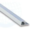 Best LED-boordilistan ulkokulmapala E-302A, alumiini, mattahopea Alumiinilistat|Laattalistat