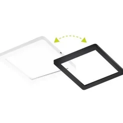 Online LED-kalustevalaisin Flat 12 LUX 4 kpl + virtalähde valkoinen/musta Keittiövalaisimet