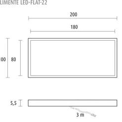 Discount LED-kalustevalaisin LED-Flat 22 1x7.6 W valkoinen Keittiövalaisimet
