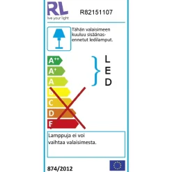 LED-kattospotti Roubaix 115x100x100 mm harjattu teräs*Trio Online
