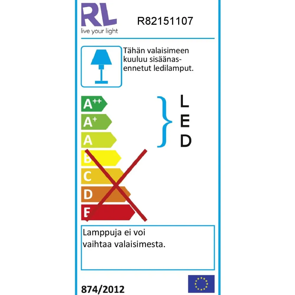 LED-kattospotti Roubaix 115x100x100 mm harjattu teräs*Trio Online