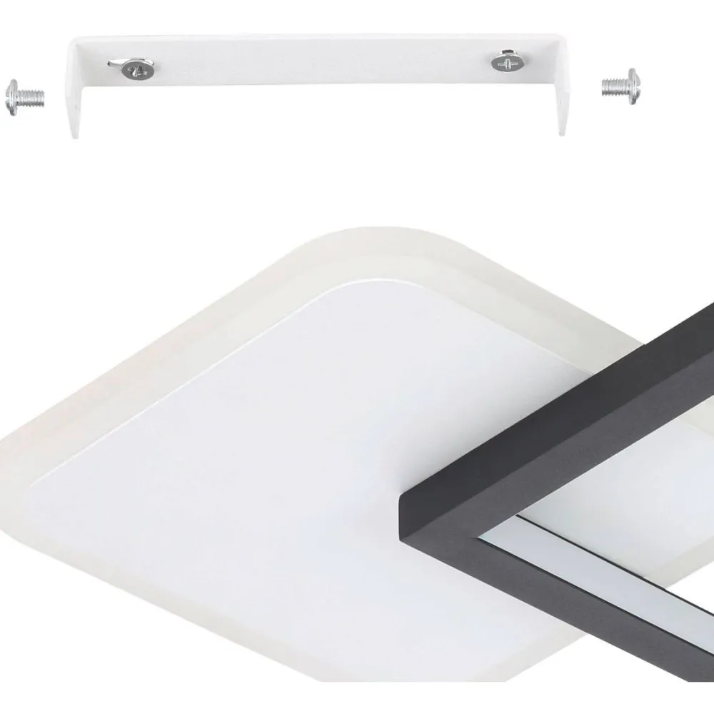 LED-Kattovalaisin Gafares 15W 33x33cm kaukosäädin eri värejä*Eglo Outlet