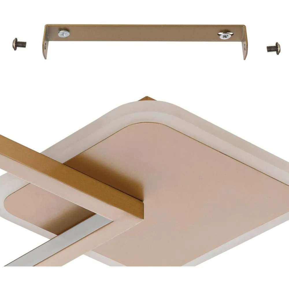 LED-Kattovalaisin Gafares 15W 33x33cm kaukosäädin eri värejä*Eglo Outlet