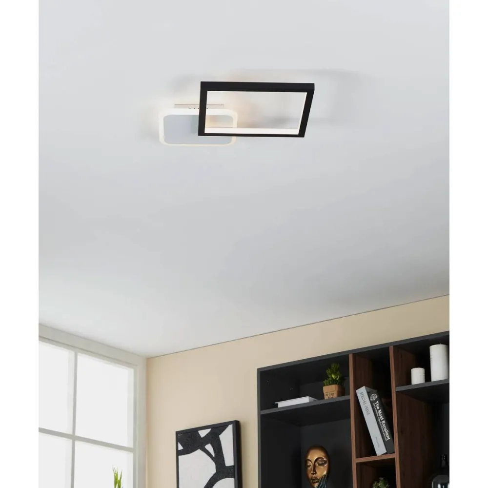 LED-Kattovalaisin Gafares 15W 33x33cm kaukosäädin eri värejä*Eglo Outlet