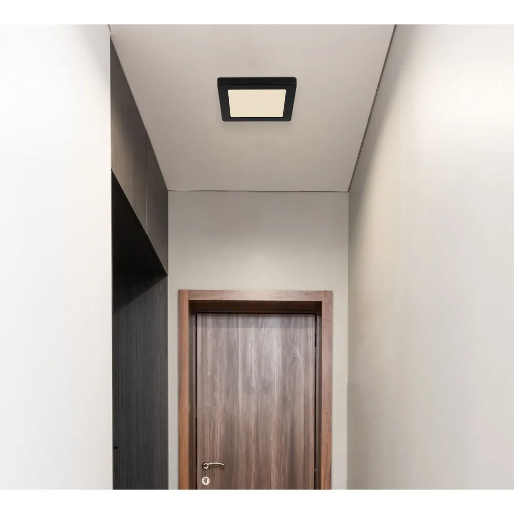 LED-kattovalaisin Lasse, 3000-6500K, neliö, eri kokoja ja värejä*Globo Best