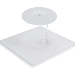 Online LED-kattovalaisin Sapana IP44 29,4x29,4 cm eri värejä Plafondit|Kylpyhuonevalaisimet