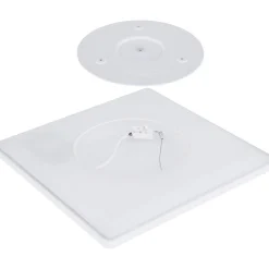 Online LED-kattovalaisin Sapana IP44 29,4x29,4 cm eri värejä Plafondit|Kylpyhuonevalaisimet