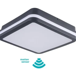 LED-kattovalaisin Beno liiketunnistimella IP54 26x26 cm eri värejä*Kanlux Sale
