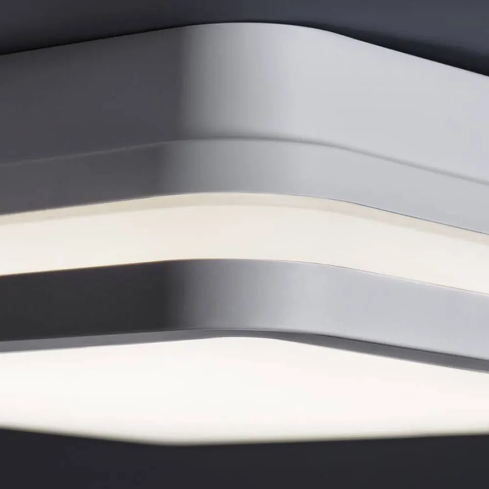 LED-kattovalaisin Beno liiketunnistimella IP54 26x26 cm eri värejä*Kanlux Sale