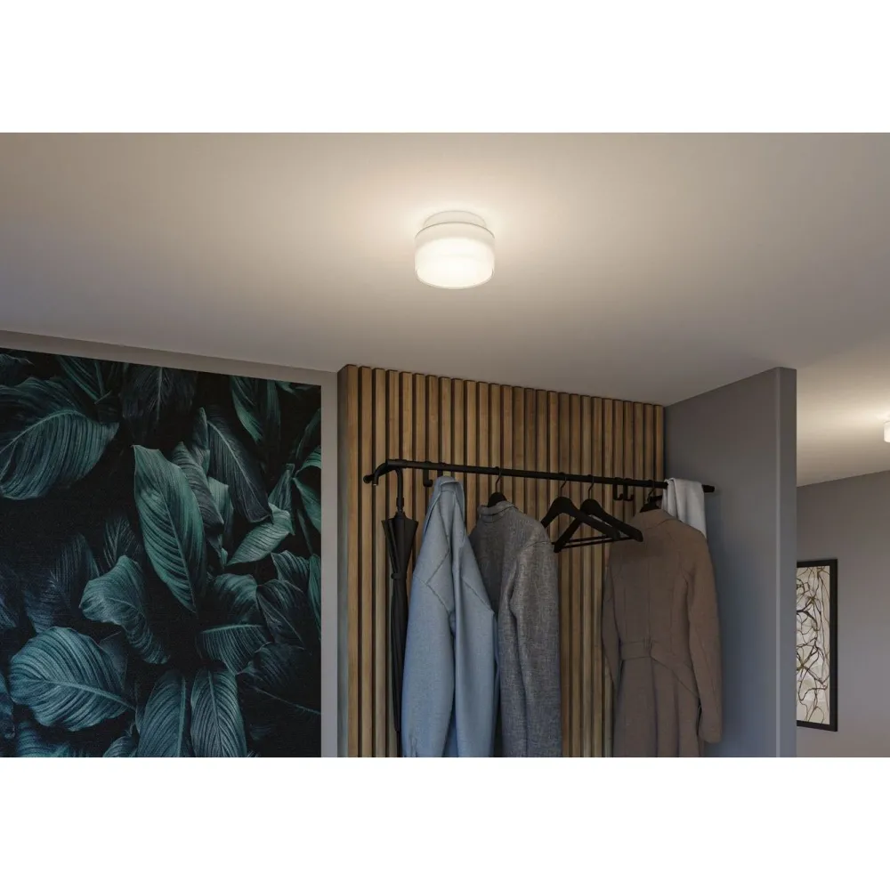 Best LED-kattovalaisin Maro Round, IP44, 3000K, valkoinen Plafondit|Kylpyhuonevalaisimet