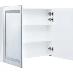 Led kylpyhuoneen peilikaappi 80x12,2x68 cm*FinePRICE Hot