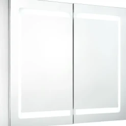 Led kylpyhuoneen peilikaappi 80x12,2x68 cm*FinePRICE Hot