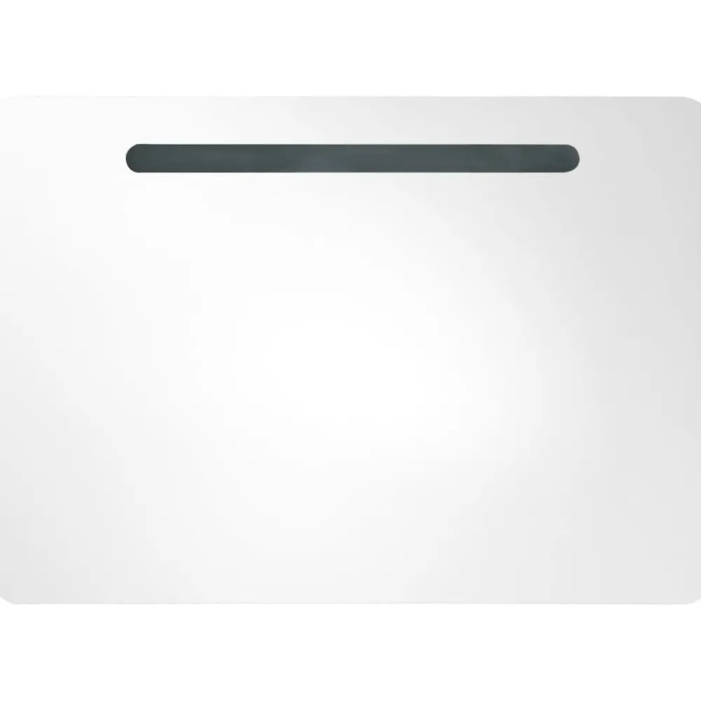 Outlet LED kylpyhuoneen peilikaappi, 80x11x55 cm Peilikaapit