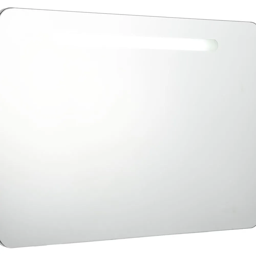 Outlet LED kylpyhuoneen peilikaappi, 80x11x55 cm Peilikaapit