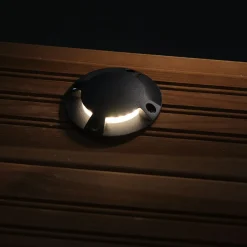 Best LED-laiturivalaisin Marina IV, 1.5W, 24V, IP67, musta alumiini, eri vaihtoehtoja Terassivalot|Led-Ulkovalot
