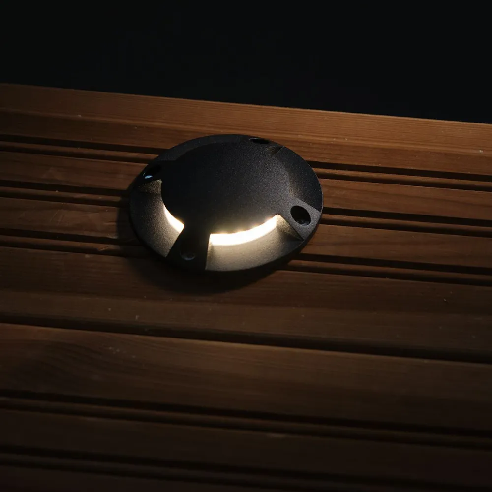 Best LED-laiturivalaisin Marina IV, 1.5W, 24V, IP67, musta alumiini, eri vaihtoehtoja Terassivalot|Led-Ulkovalot