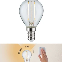 LED-lamppu Drop, E14, 250lm, 2.7W, 2700K, filamentti, himmennettävä, kirkas*Paulmann Discount