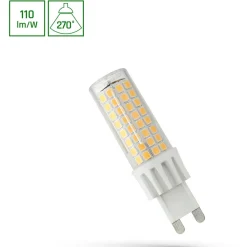 New LED-lamppu G9 7W 230V SMD, eri värilämpötiloja Lamput Ja Polttimot
