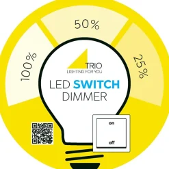 LED-Lamppu GU10 4,5W 345lm 3000K switch dimm*Trio Discount