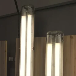 LED-loisteputkivalaisin 2x22 W IP65 2xLED-putkella 1566x110x63 mm Kattovalaisimet|Kattovalaisimet Ulos
