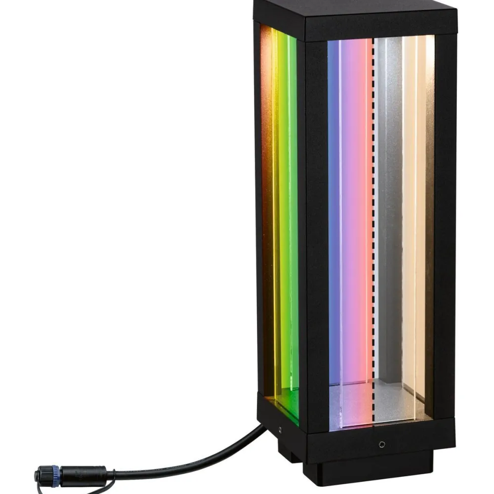 LED-lyhty Plug & Shine Classic, 30cm, Smart Home Zigbee 3.0, IP44, RGBW, antrasiitti*Paulmann Hot