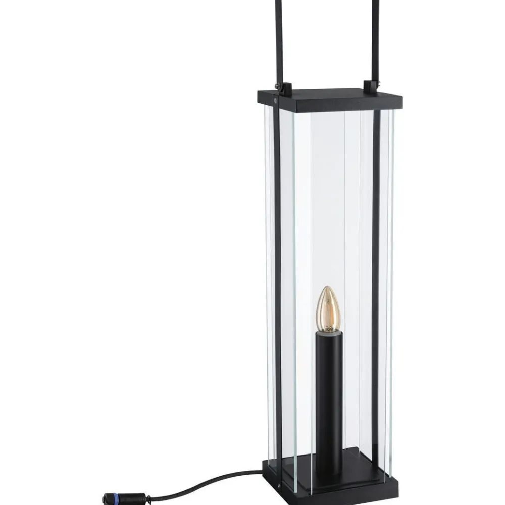 Sale LED-lyhty Plug & Shine Classic, 69.5cm, IP44, 1900K, antrasiitti Terassivalot|Lyhdyt
