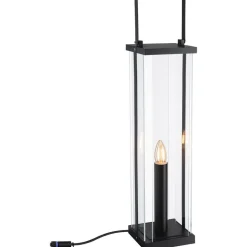 Sale LED-lyhty Plug & Shine Classic, 69.5cm, IP44, 1900K, antrasiitti Terassivalot|Lyhdyt