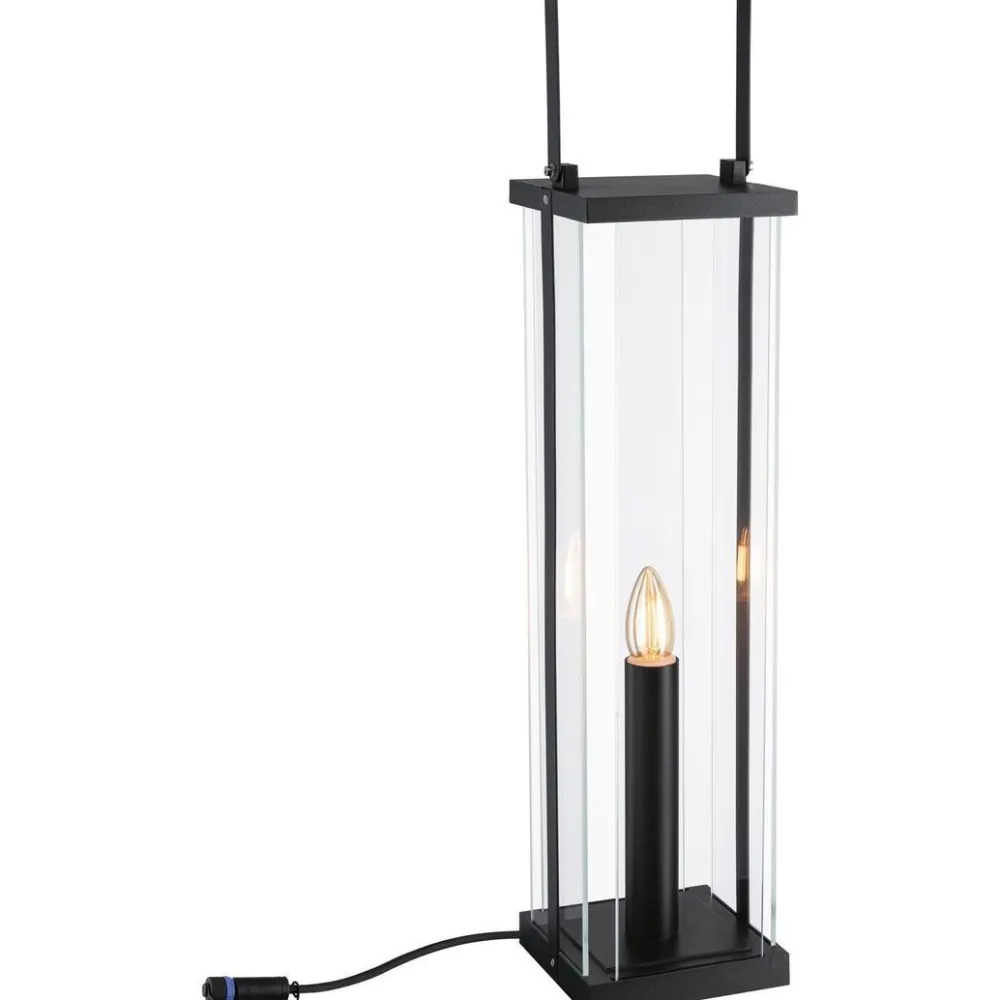 Sale LED-lyhty Plug & Shine Classic, 69.5cm, IP44, 1900K, antrasiitti Terassivalot|Lyhdyt