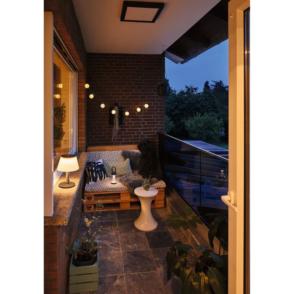 Best LED-lyhty Pulmann Cupulino, IP44, 3000K, USB-ladattava, himmennettävä Lyhdyt