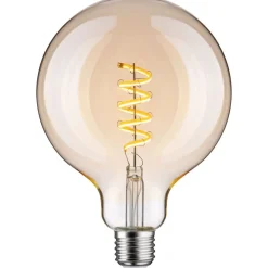 LED-älylamppu Smart Home Zigbee 3.0 Globe, G125, E27, 600lm, 7,5W, filamentti, säädettävä värilämpötila, himmennettävä, kulta*Paulmann New