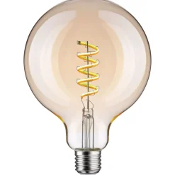 LED-älylamppu Smart Home Zigbee 3.0 Globe, G125, E27, 600lm, 7,5W, filamentti, säädettävä värilämpötila, himmennettävä, kulta*Paulmann New