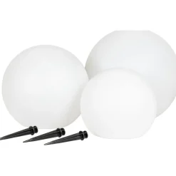 Best LED-maapiikkivalaisin aurinkokennolla Lifton, 3kpl, valkoinen Puutarhavalaisimet|Aurinkokennovalaisimet