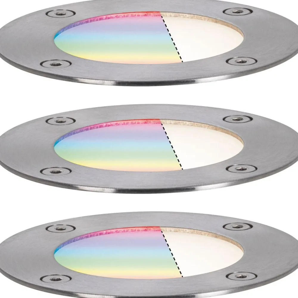 LED-Maavalaisin aloitussetti Plug & Shine upotettava RGBW*Paulmann Outlet
