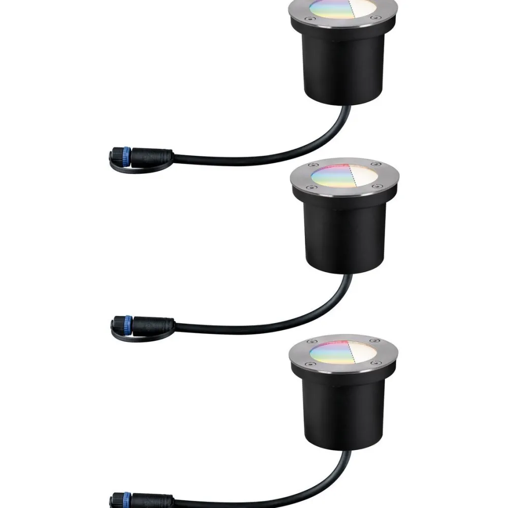 LED-Maavalaisin aloitussetti Plug & Shine upotettava RGBW*Paulmann Outlet