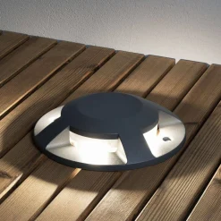 LED-maavalaisin 7878-370 Ø200 mm antrastiitti LED 12W*Konstsmide Outlet