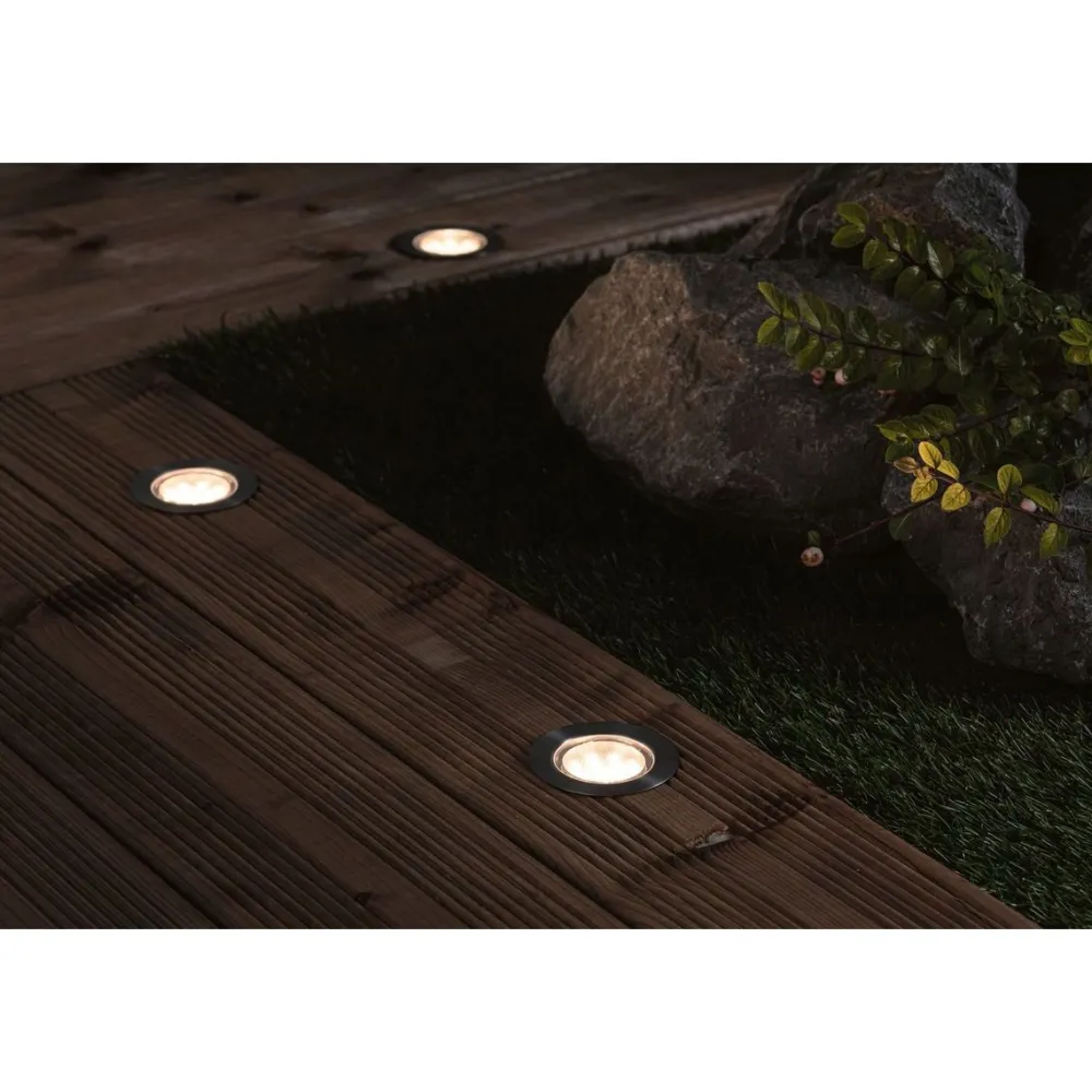 LED-Maavalaisin Plug & Shine 2W Ø70mm upotettava*Paulmann Best