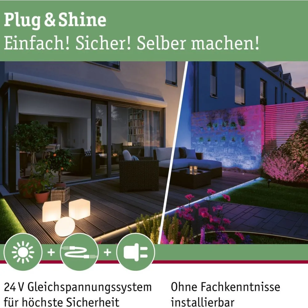 LED-Maavalaisin Plug & Shine 2W Ø70mm upotettava*Paulmann Best