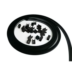 Outlet LED-nauha Elite Sauna 24V 3000K IP67 10W/m 40lm/m 2.5m musta Led-Saunavalot