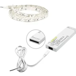 New LED-nauha 2 m IP20/IP44 24V 4000K + virtalähde Led-Nauhat