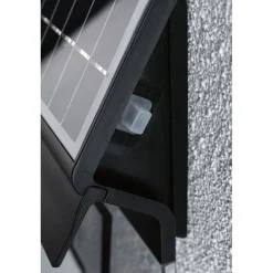 Best LED-numerovalaisin aurinkokennolla Neda, IP44, 3000K, musta Aurinkokennovalaisimet